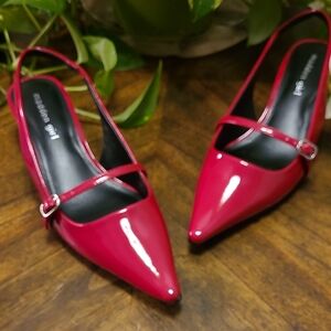Madden Girl Krystall Slingback kitten heels